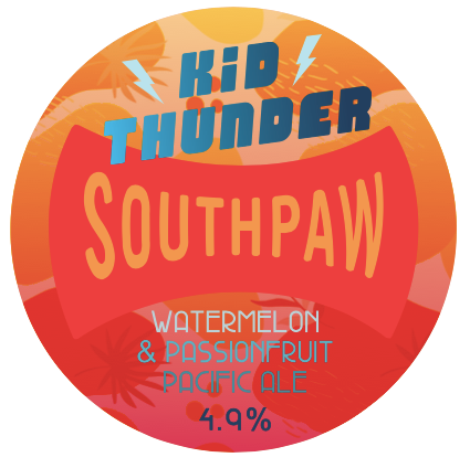 Floral Series: Kid Thunder Watermelon & Passionfruit Pacific Ale 4.9% 440ml