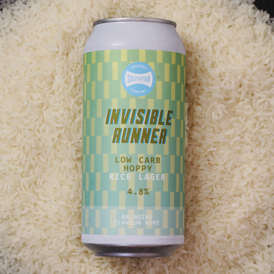 Invisible Runner Low-carb Hoppy Rice Lager 4.8% 440ml
